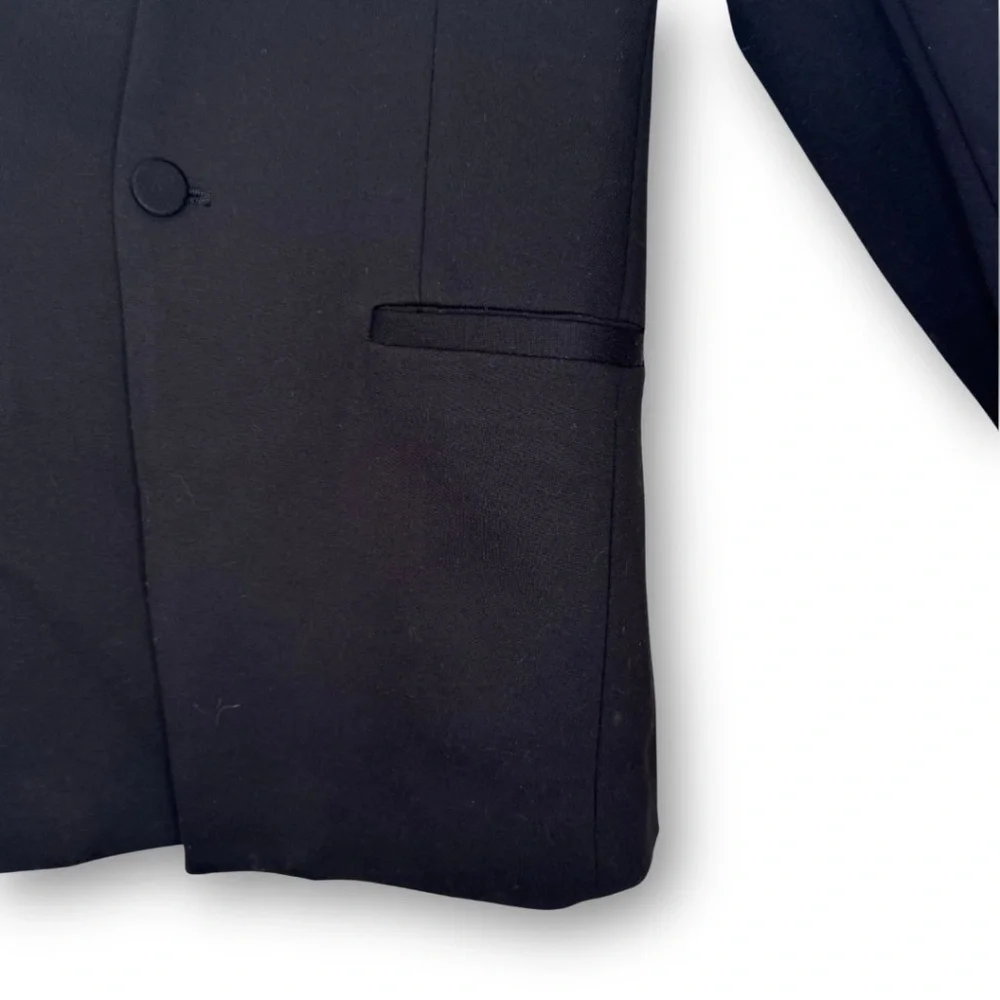 NWOT Caballero Single Button Women's Black Suit Jacket Blazer